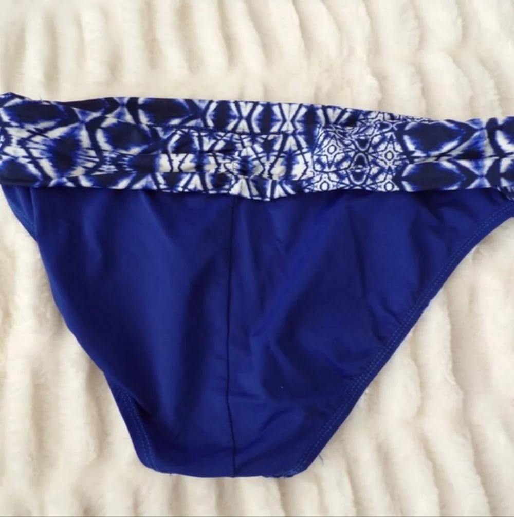 NWT La Blanca navy blue swim Suit Bikini 6